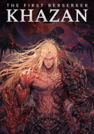 The First Berserker: Khazan - Powerful warrior with long blonde hair, battle scars, and dark armor.