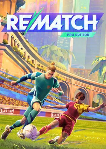 Rematch Pro Edition Game Cover for PC Steam Rematch Pro Edition PC Gameplay Screenshot Rematch Pro Edition Third-Person Football Match